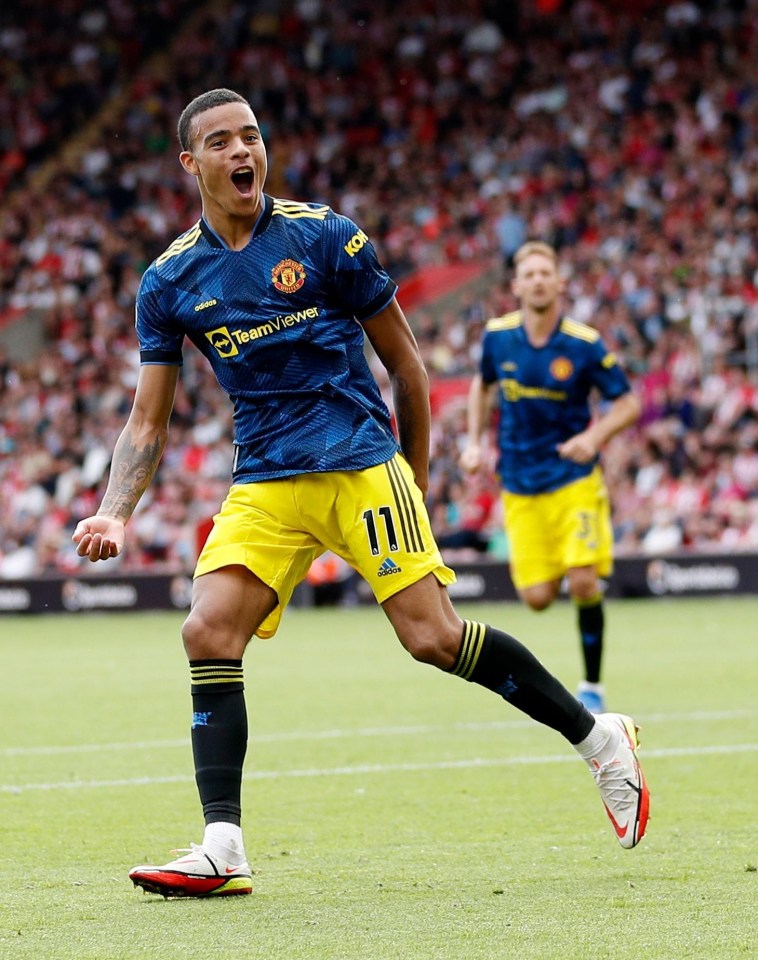 Mason Greenwood continued his fine start to the season with another goal at Southampton