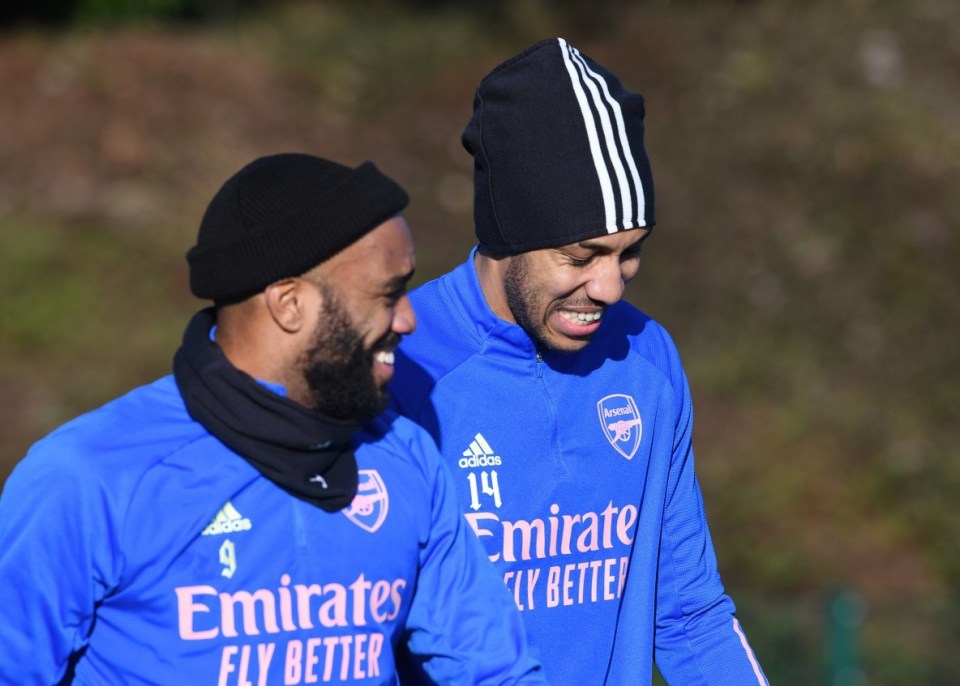 Pierre-Emerick Aubameyang and Alexandre Lacazette both tested positive for Covid last week