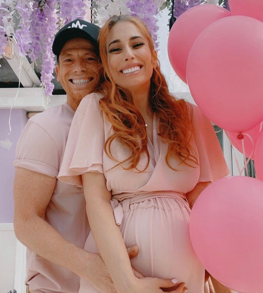 The Loose Women star is expecting a baby girl with Joe Swash in the new frew weeks