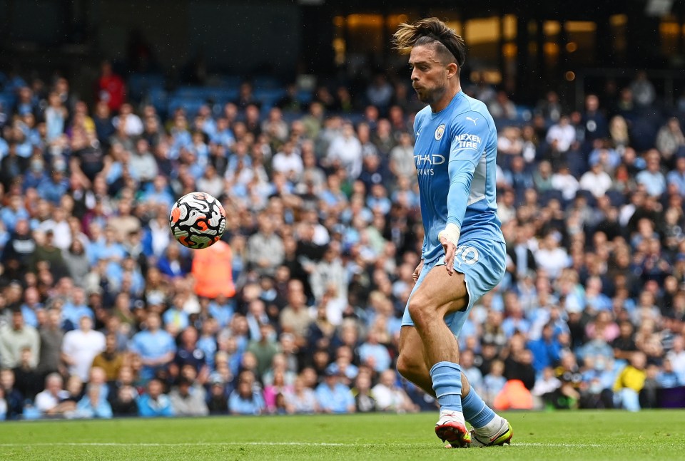 Jack Grealish bundled the ball home for his first Manchester City goal