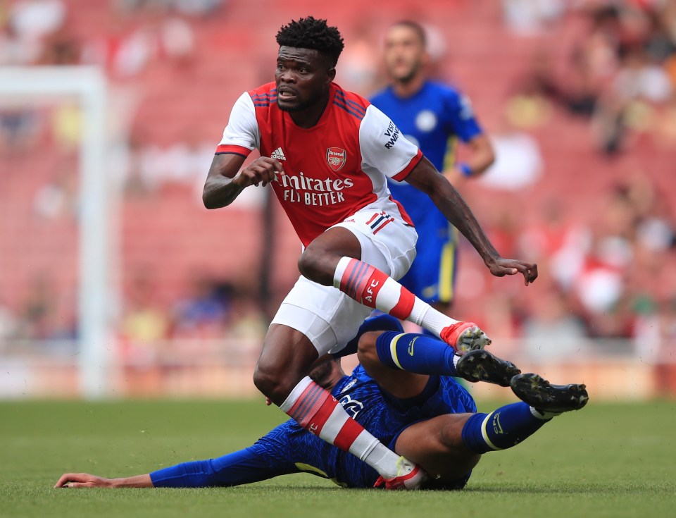 Arsenal will be without Thomas Partey against Brentford after he injured his ankle after a coming-together with Ruben Loftus-Cheek last weekend