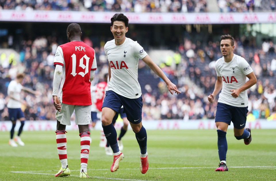 Arsenal fell to Son-inspired Spurs yesterday