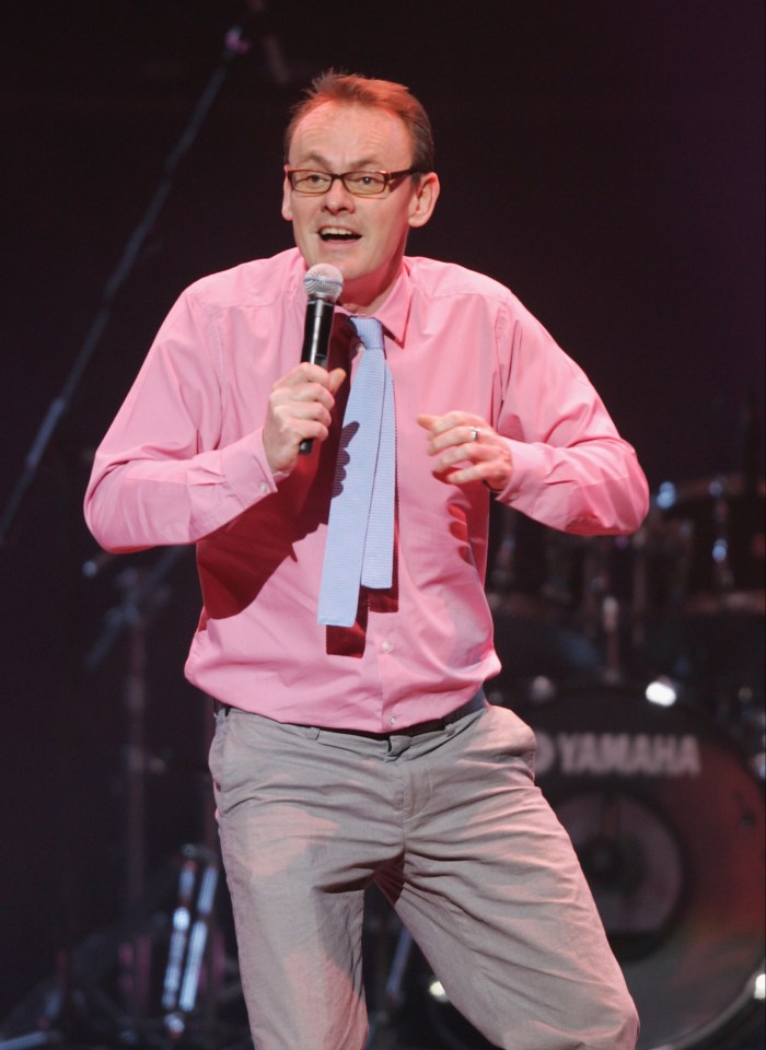 Lock performing stand-up at the Royal Albert Hall in 2009