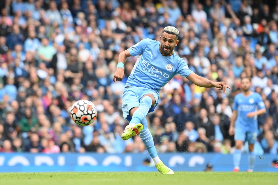 Riyad Mahrez came off the bench to round off the scoring