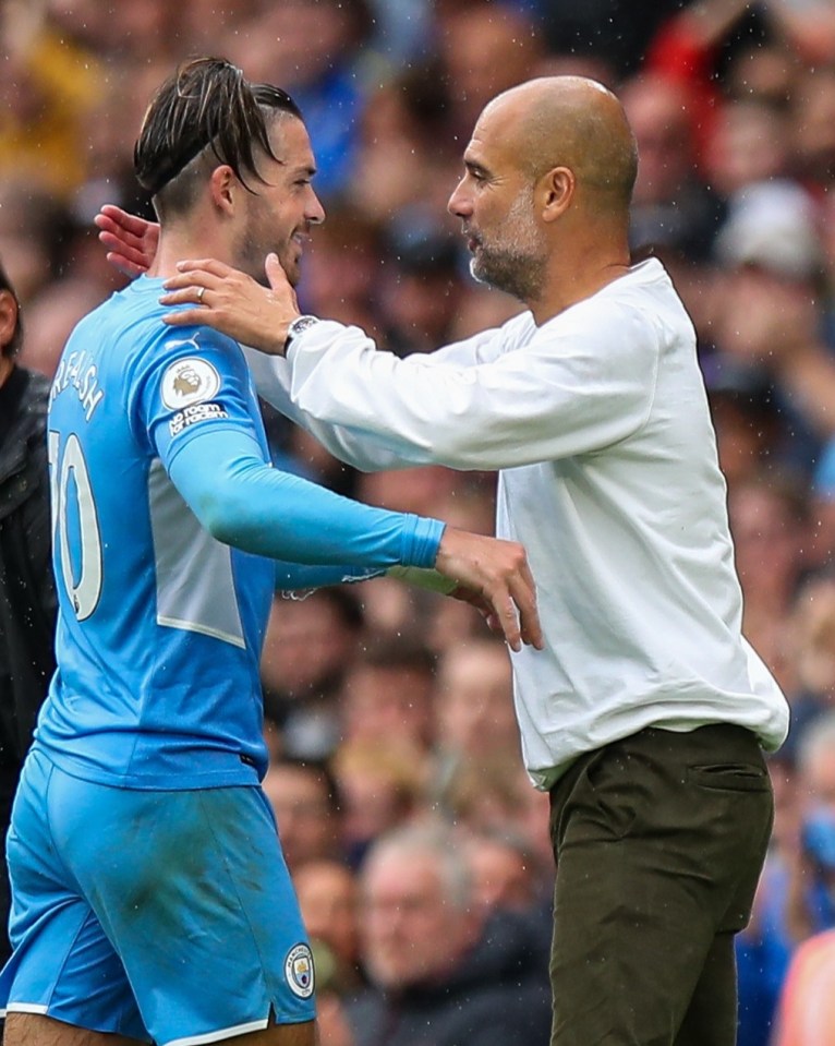 Manchester City boss Pep Guardiola has high hopes for Jack Grealish