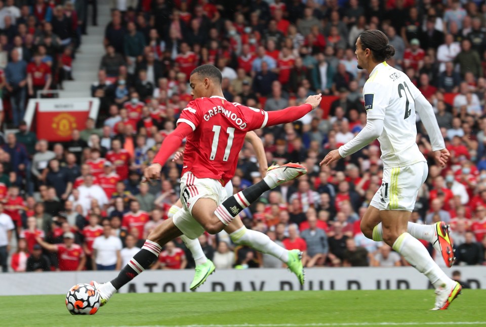 Mason Greenwood restored United's lead four minutes later