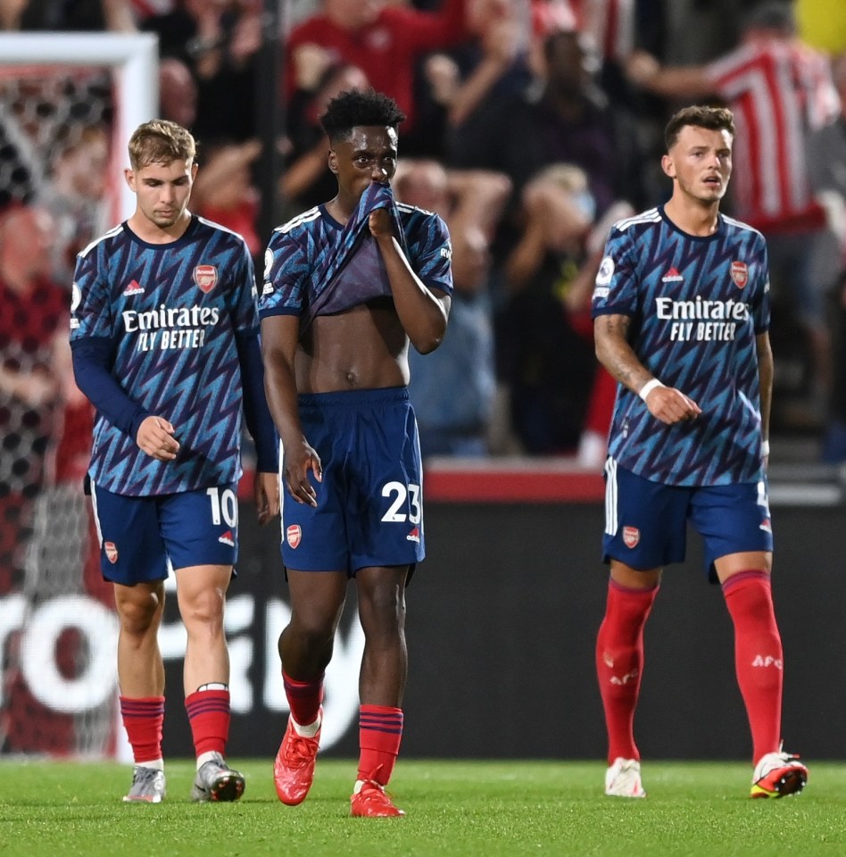 Arsenal were beaten 2-0 by Brentford on the opening day of the new season