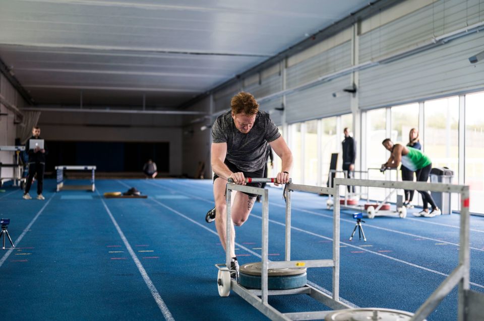 Greg Rutherford is now in training for the Winter Olympics in Beijing