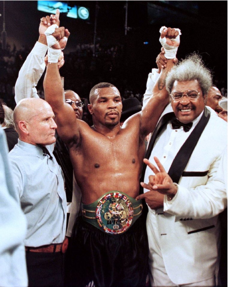 Mike Tyson struck fear in the heavyweight division in the 1980s and 90s