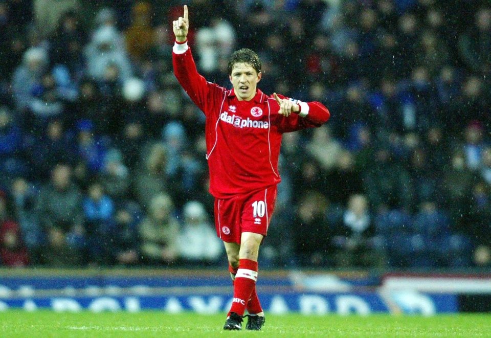 Juninho enjoyed three spells at Middlesbrough