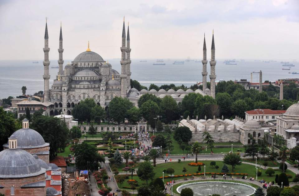 Istanbul sits in Europe and Asia