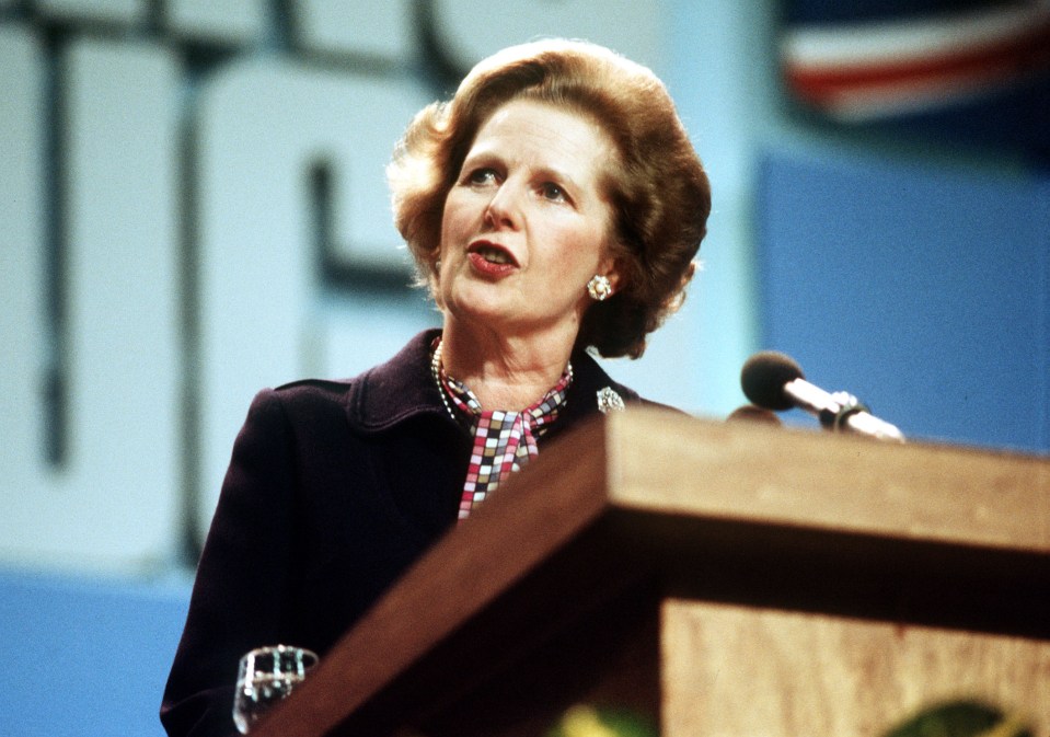 Prime Minister Margaret Thatcher