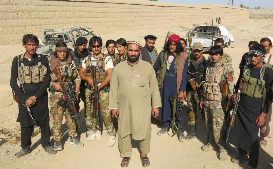 ISIS fighters in Nangarhar province, eastern Afghanistan