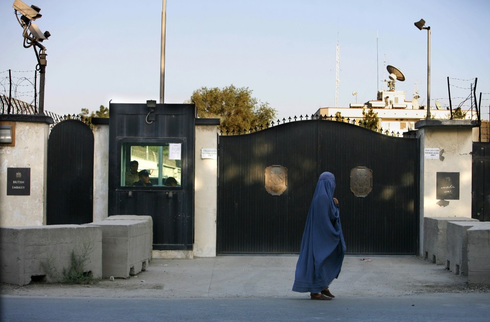 Troops plan to evacuate the British embassy in Kabul