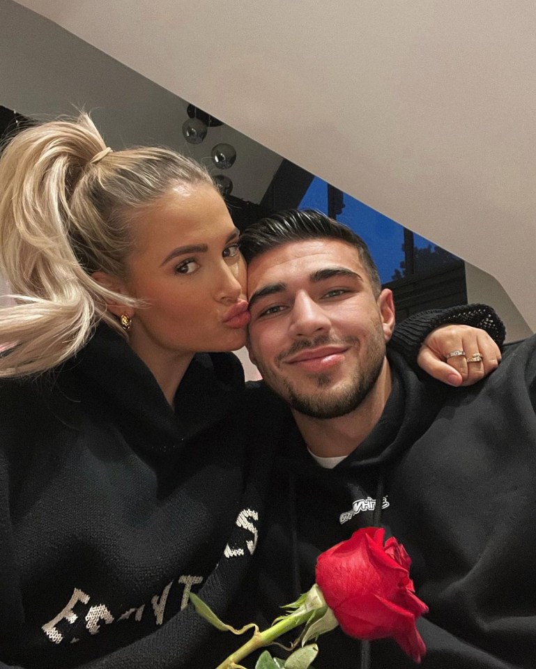 Love Island stars Molly-Mae Hague and Tommy Fury