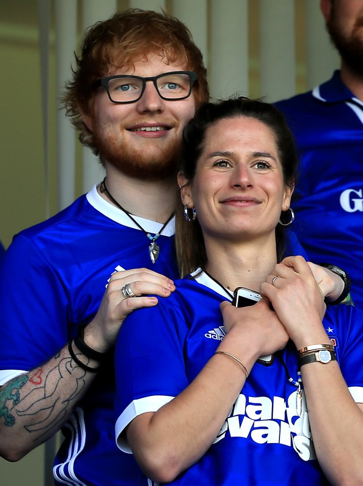 Ed Sheeran is a massive Ipswich Town fan – and has been named in their squad