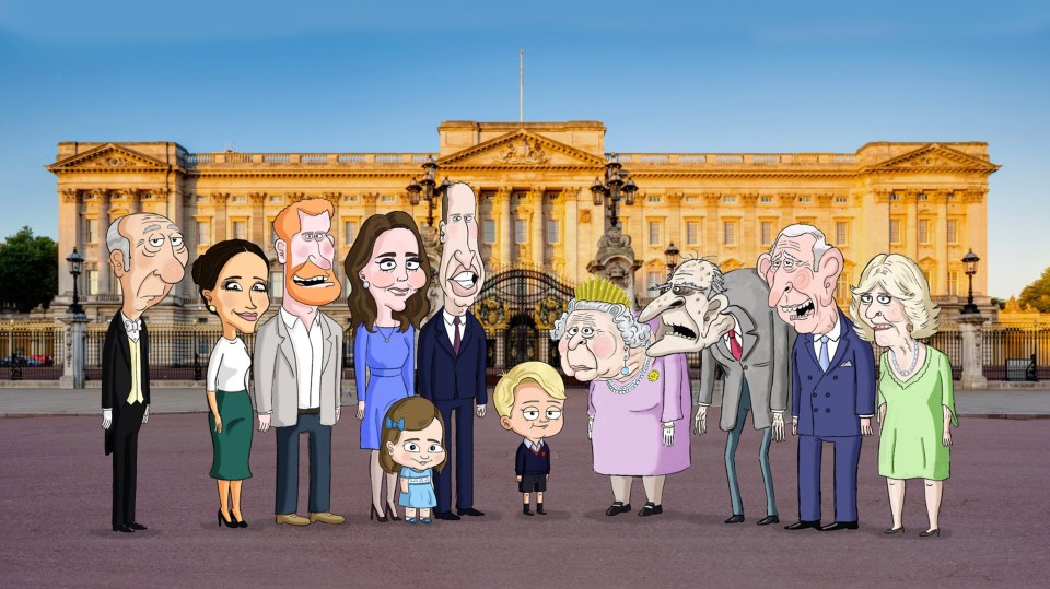 The entire royal family is lampooned in the series by Family Guy creator Gary Janetti