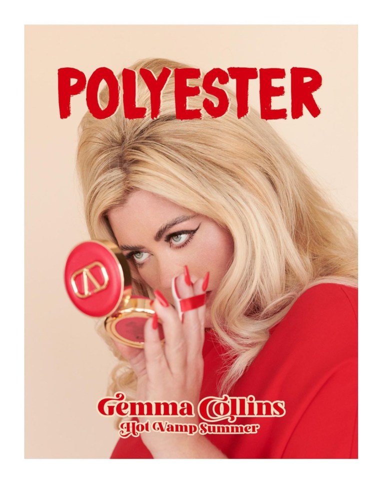 Gemma on the cover of Polyester