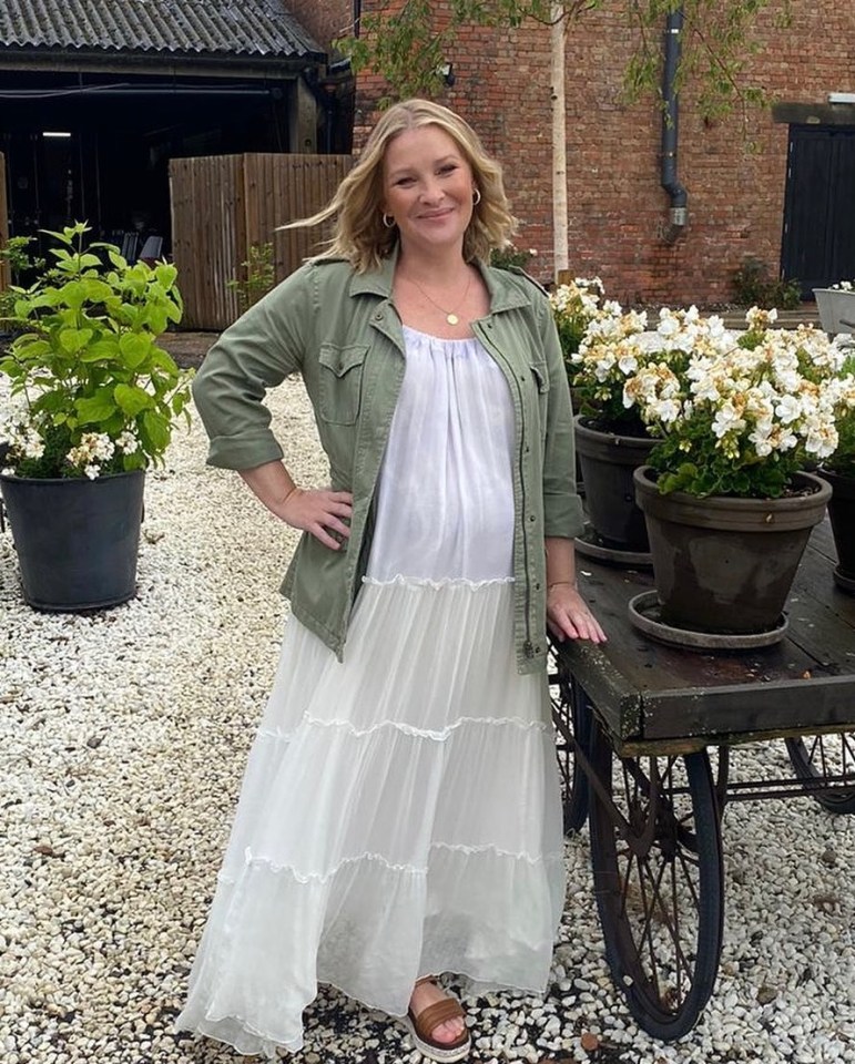 Actress Joanna Page has revealed she is pregnant with her fourth child