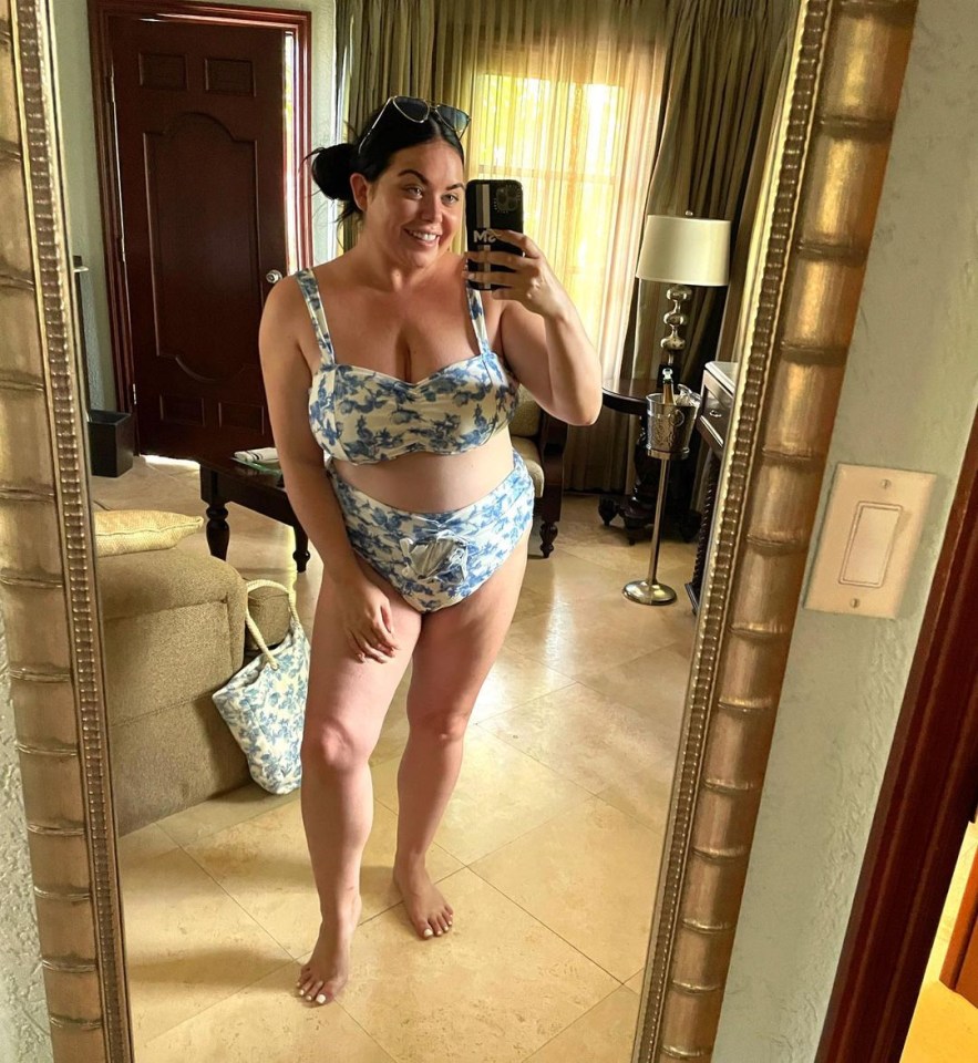 Scarlett posed in a bikini for the first time in five years