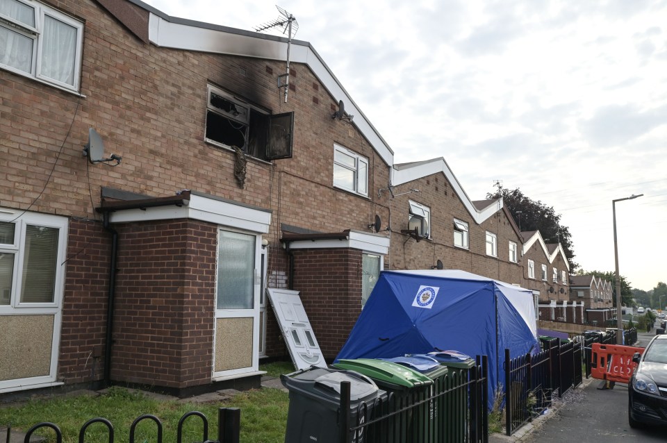 The family is said to be "heartbroken" over the tragic fire