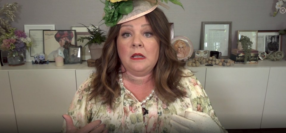 Bridesmaids star Melissa McCarthy features in the clip