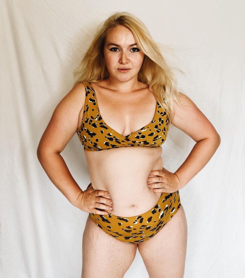 Melissa Suffield posed in a bikini telling her followers: 'You’re a warrior queen'