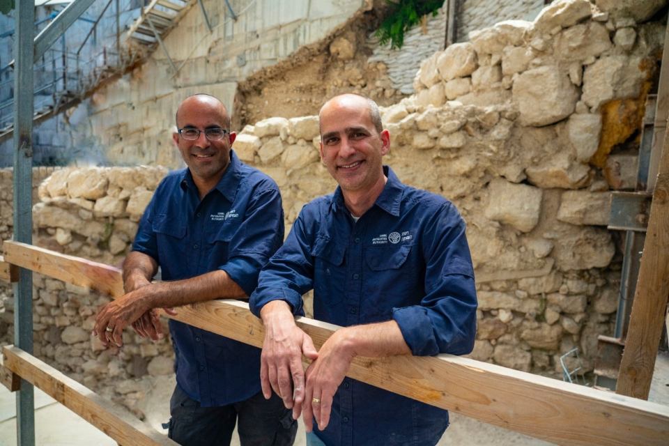 IAA excavation directors Dr. Joe Uziel and Ortal Chalaf led the dig