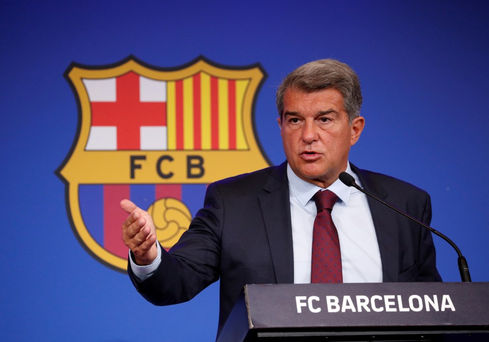 Barcelona president Joan Laporta says the club's terrible finances meant they couldn't afford to keep Lionel Messi