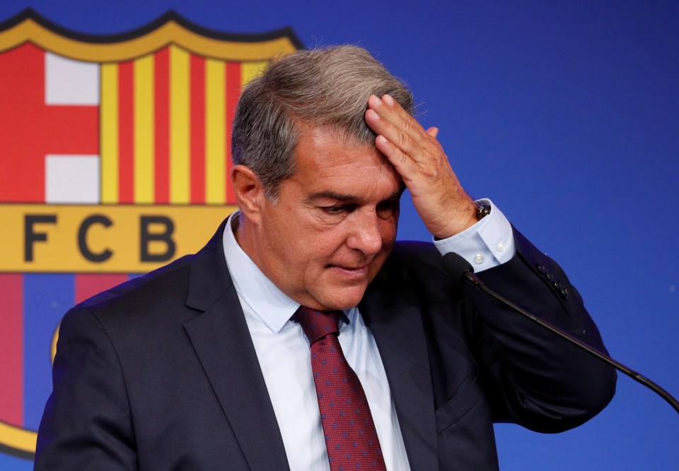 Joan Laporta is under-fire at Barcelona