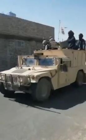 The Taliban ride through the streets as they seize Zaranj, Afghanistan