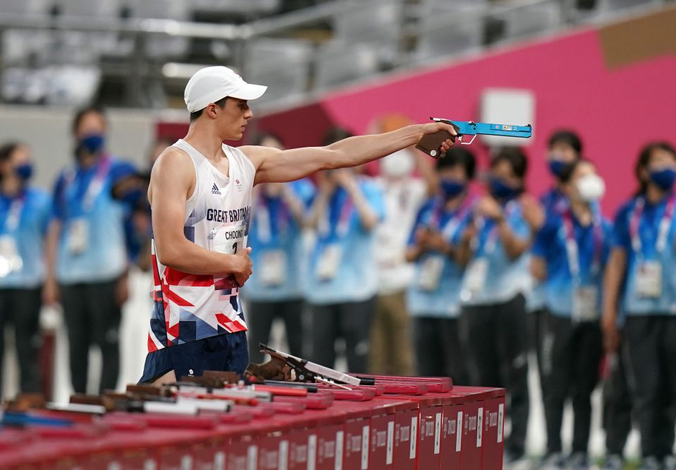 Joe Choong made it double GB modern pentathlon gold with a brilliant all-round performance