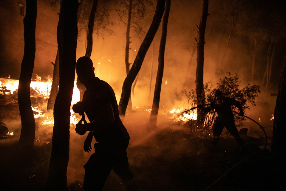 The fires have been described as a 'disaster'