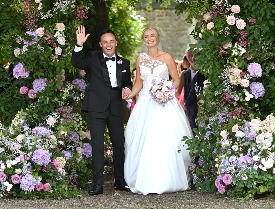 Ant McPartlin married for the second time today to Anne-Marie Corbett