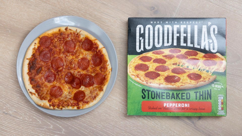 Goodfella's pizza was speedy to cook and cheesy - but it fell down on value for money