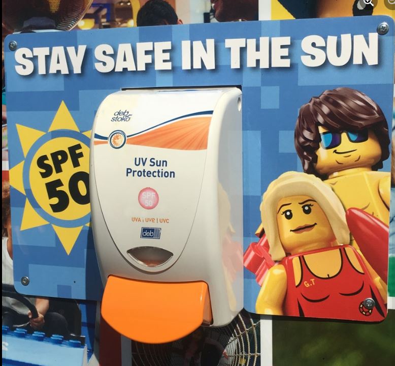 Legoland fans have praised the sun scream dispensers found around the park