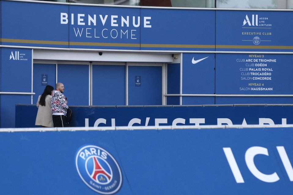 PSG's Parc des Princes stadium could stage the unveiling this week