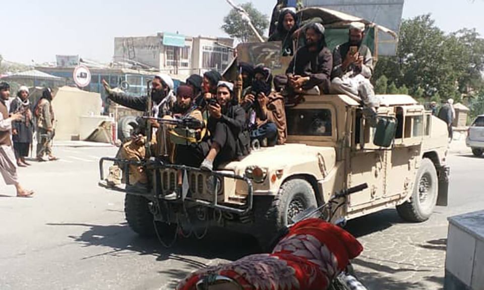 Taliban fighters have overrun Herat and set their signs on Kabul