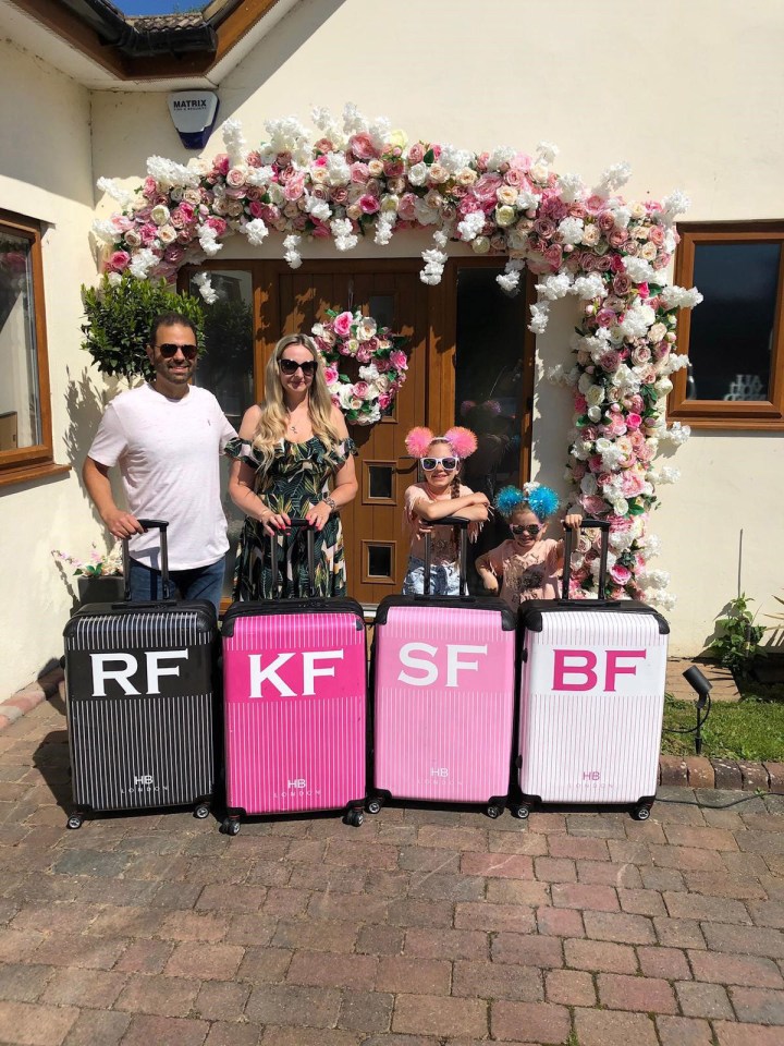 Kelly and husband Rob live in a five-bedroom mansion and have £1,600 each week to spend raising Sienna, eight and Bella, four