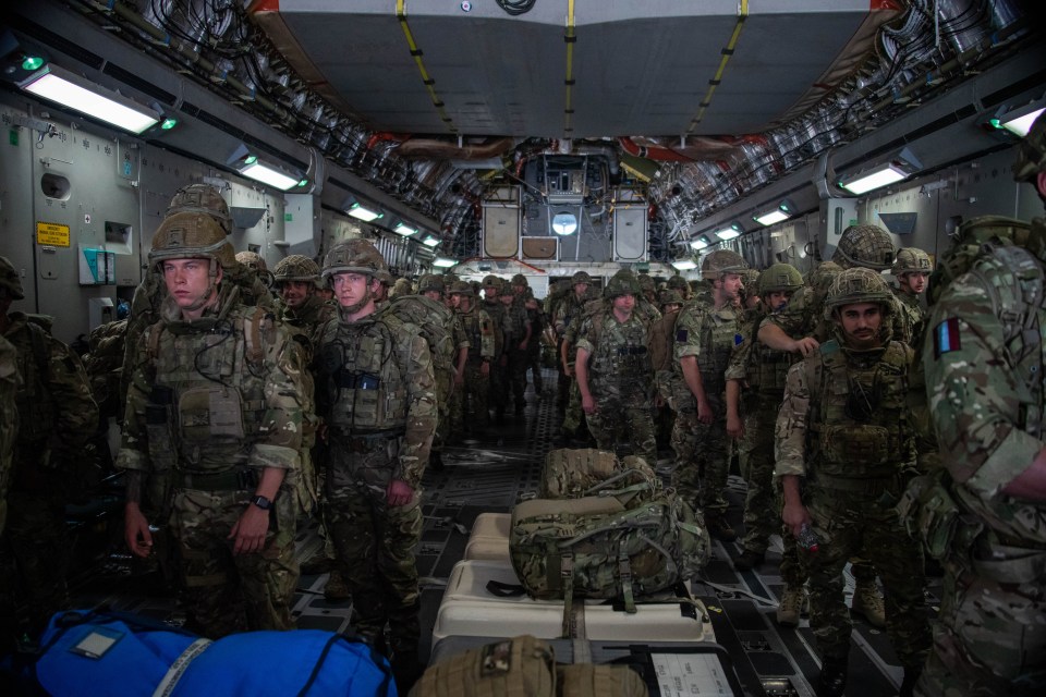 Hundreds of paratroopers have been sent to the airport to help efforts