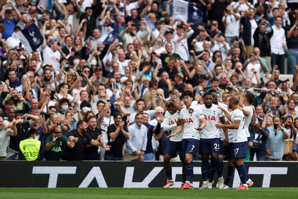 Jubilant Spurs fans were delighted with their team's battling performance