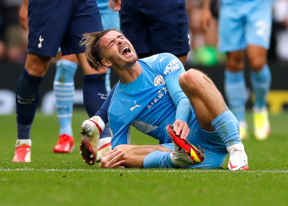 Jack Grealish was left frustrated on his debut after a record £100m move from Aston Villa