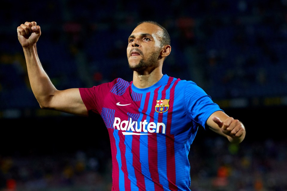 Martin Braithwaite scored his first brace for Barcelona