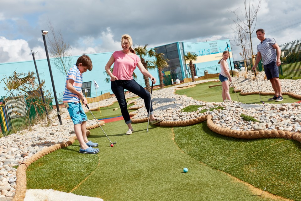 Mini golf is a fantastically fun activity for the family