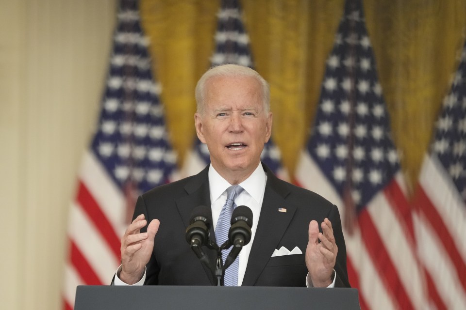 Joe Biden has bullishly defended his decision to withdraw from Afghanistan