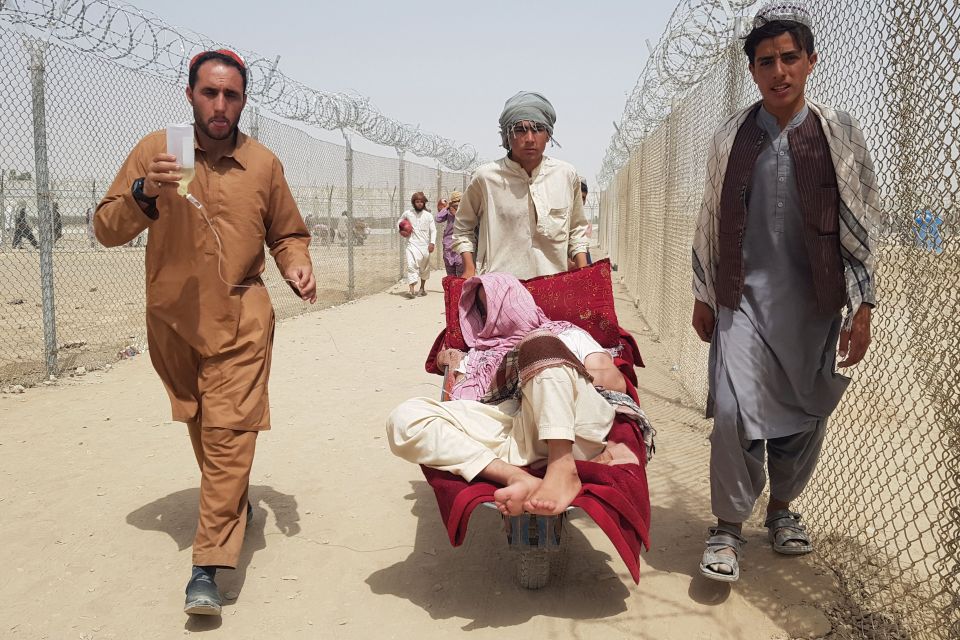 Afghans are desperately trying to flee the violent regime