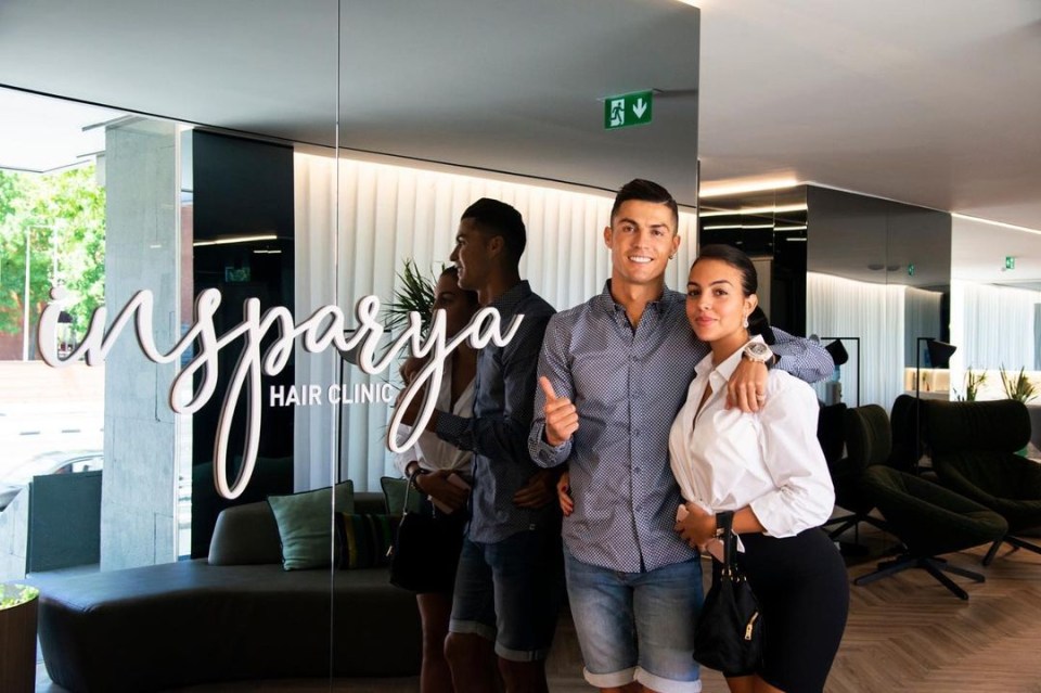 Cristiano Ronaldo has invested in the Insparya hair transplant clinic