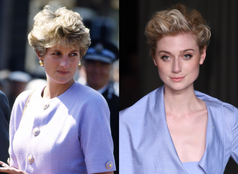 Up close it's more than just their locks that make Diana and Elizabeth doubles