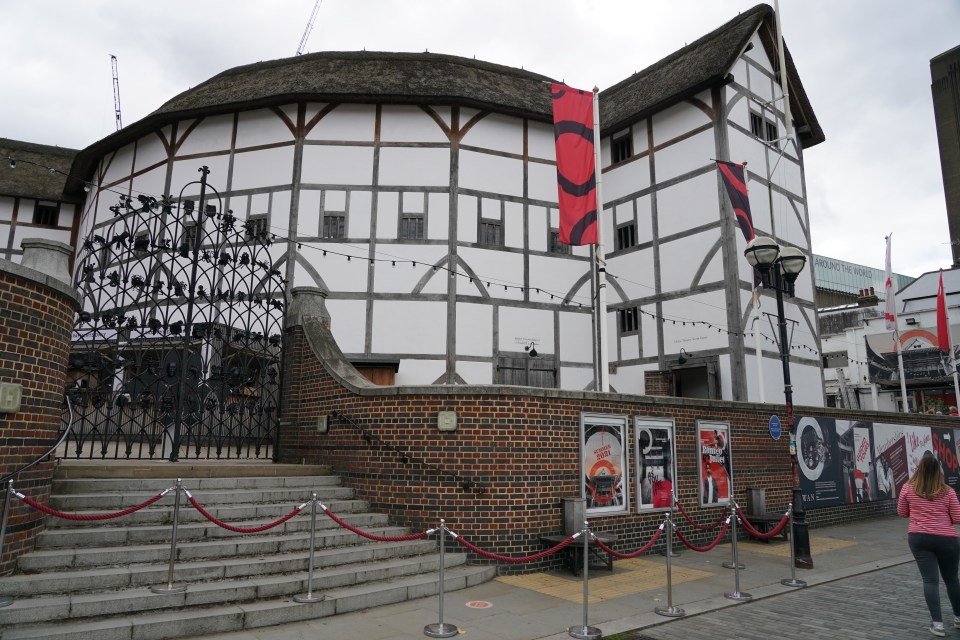 Audience members at the Globe Theatre in London are given a Samaritans helpline number in case they require emotional support