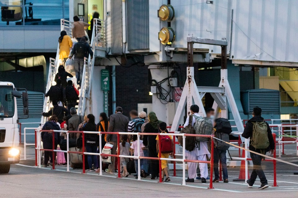 One evacuation flight arriving back in the UK